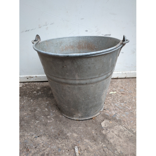 307 - Galvanized Metal Bucket
