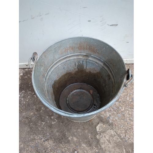 307 - Galvanized Metal Bucket