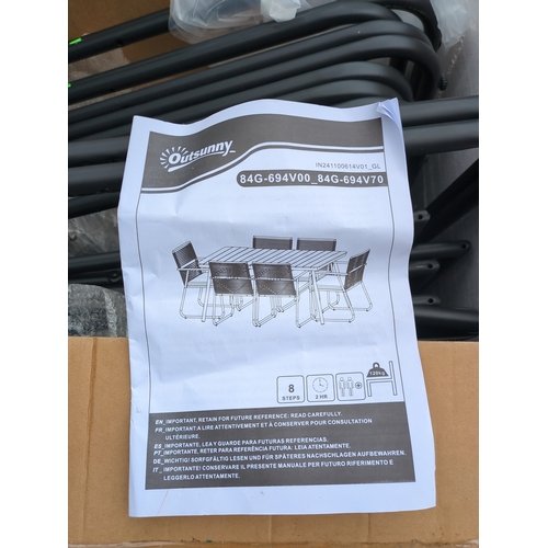 316 - Outsunny 84C-694V00 Patio Furniture Set