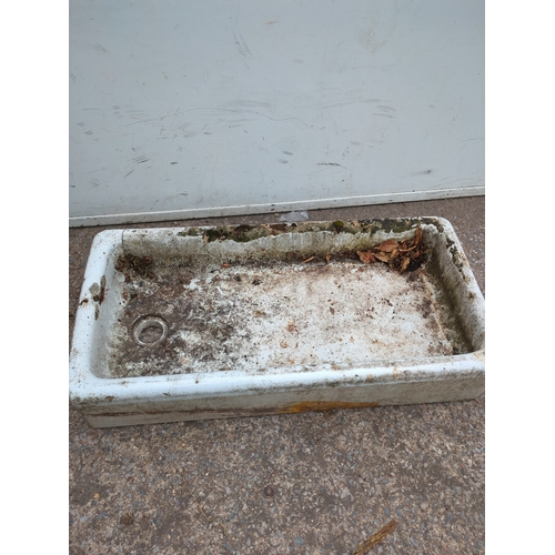 317 - Rectangular Belfast sink Planter