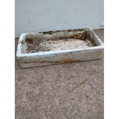 317 - Rectangular Belfast sink Planter
