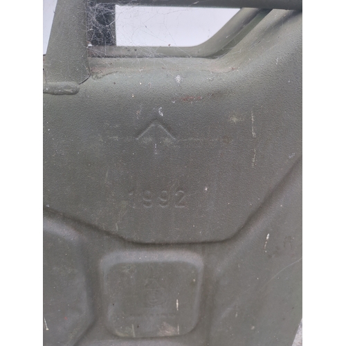 58 - Olive Green Metal Jerry Can