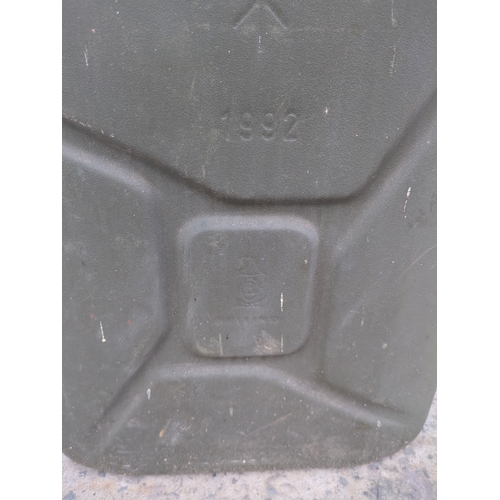 58 - Olive Green Metal Jerry Can