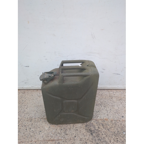 58 - Olive Green Metal Jerry Can