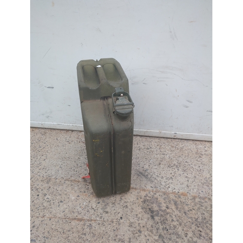 58 - Olive Green Metal Jerry Can