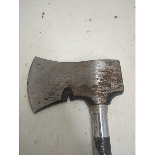76 - Black Handle Camping Hatchet with Sheath