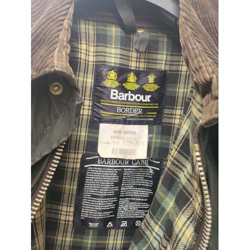 91 - Barbour Border Waxed Jacket
