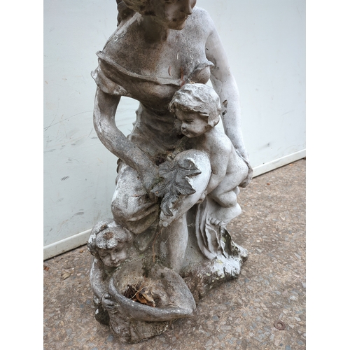 342 - Garden Statue of Woman and Child