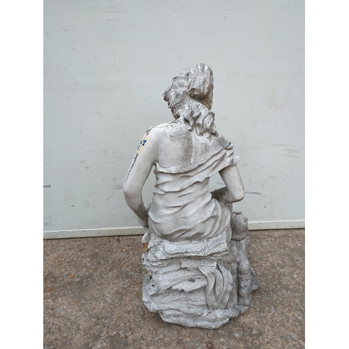 342 - Garden Statue of Woman and Child