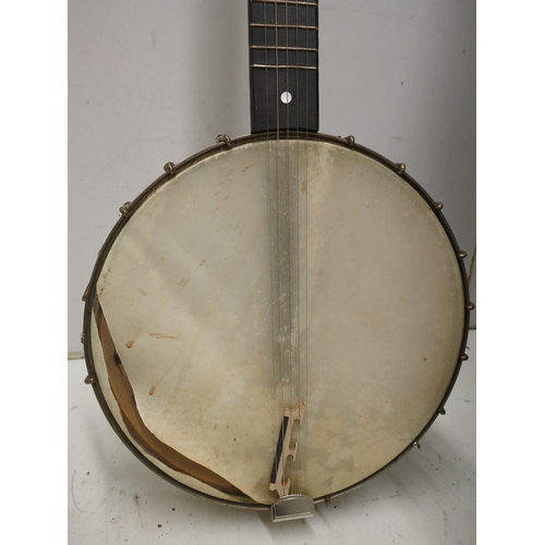 Vintage Banjo Mandolin with Hard Case