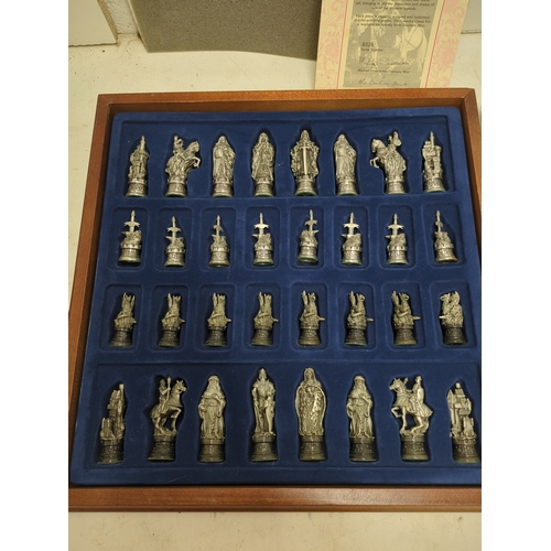 danbury-mint-camelot-chess-set