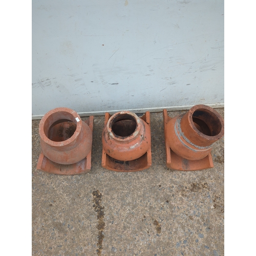 147 - Terracotta Pipe Fittings Set