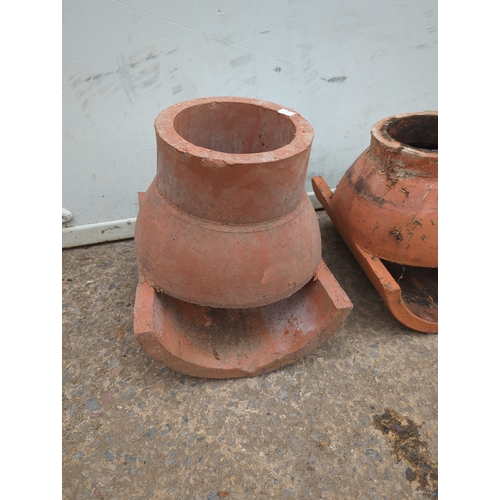 147 - Terracotta Pipe Fittings Set