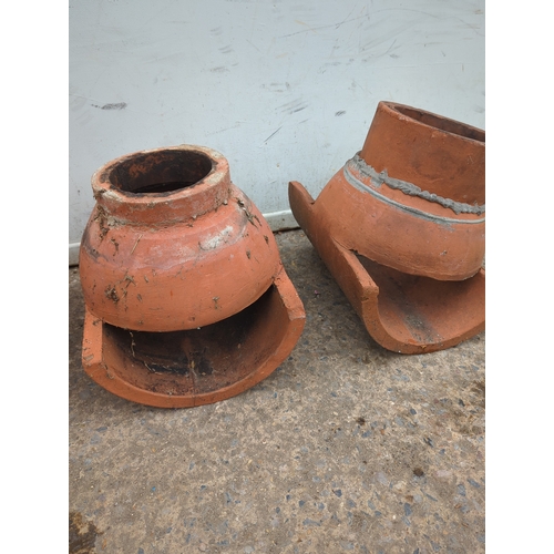 147 - Terracotta Pipe Fittings Set