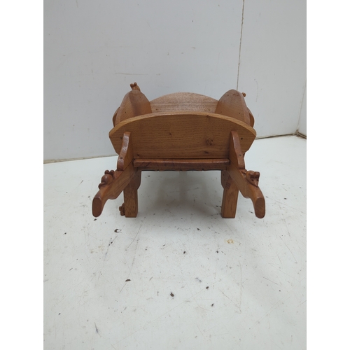 1 - Oak Decorative Hand Crafted Wheelbarrow