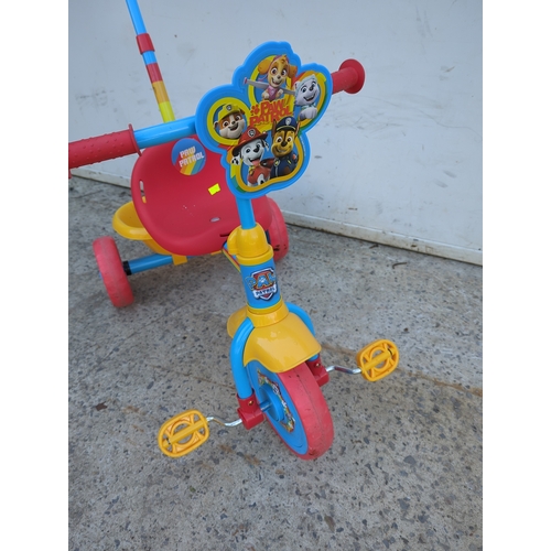 100 - Paw Patrol Push Tricycle
