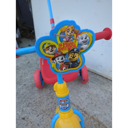 100 - Paw Patrol Push Tricycle