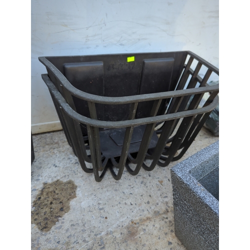 105 - Various Planters & Gardman Durable Plastic Lawn Edging