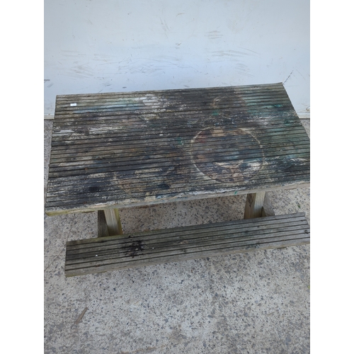 109 - Weathered Pine Picnic Table