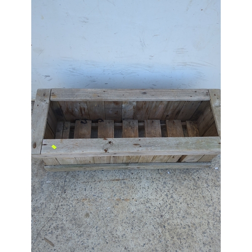 114 - Rustic Pine Planter Box
