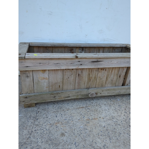 114 - Rustic Pine Planter Box
