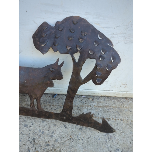 118 - Rustic Metal Farmyard Wall Art
