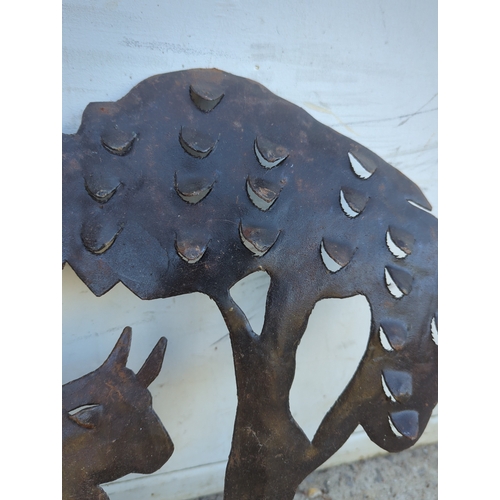 118 - Rustic Metal Farmyard Wall Art