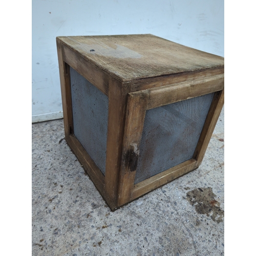 146 - Oak Mesh Garden Box
