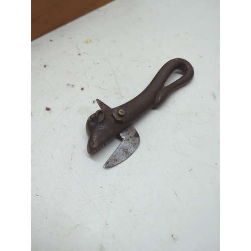 2 - Cast Iron Bull Can Opener