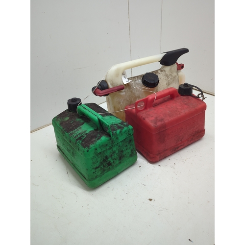 3 - Plastic Fuel Can Set