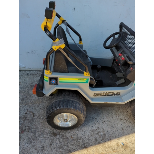 40 - Peg Perego Gaucho Electric Ride-On Car
