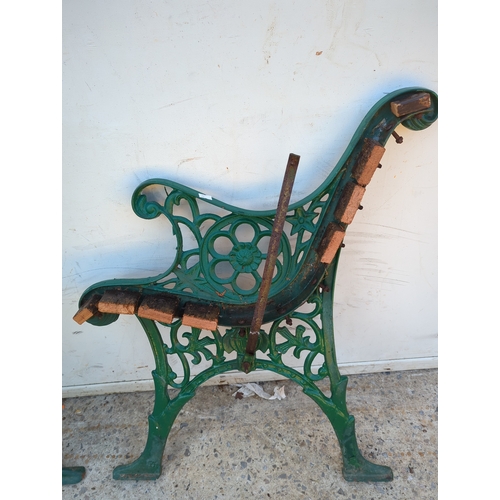 47 - Cast Iron Garden Bench Ends