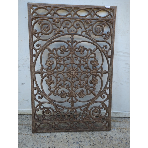 51 - Decorative Iron Floor Mat Panel