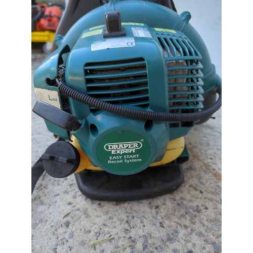 64 - Draper Expert Recoil System Backpack Leaf Blower