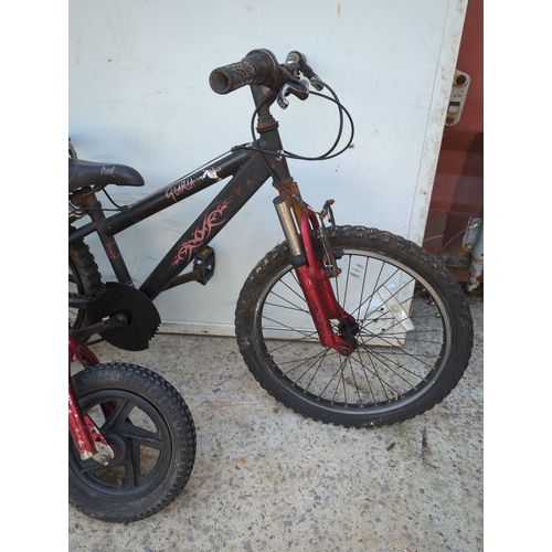 78 - Universal Kids BMX Bicycle and Scooter Set