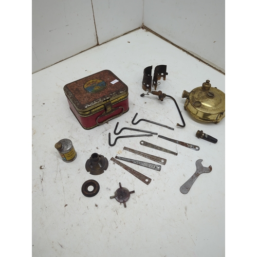 8 - Primus No. 96 Brass Camp Stove Set