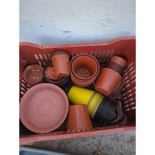 80 - Assorted Plastic Plant Pots and Trays