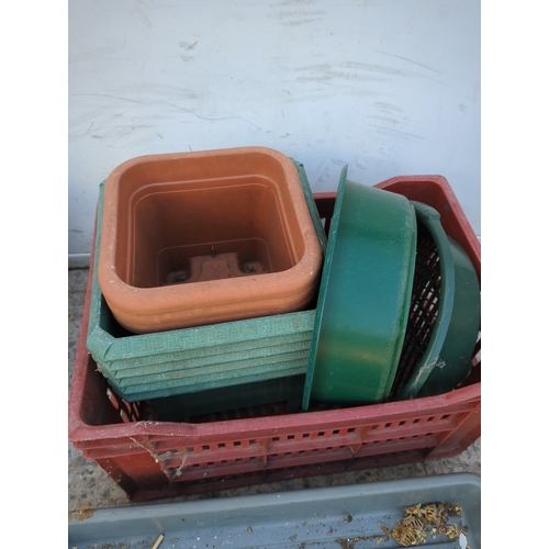 80 - Assorted Plastic Plant Pots and Trays