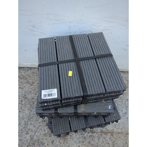 86 - Eva-Last Eva-Tech Composite Grey Deck Tiles