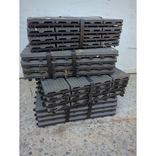 86 - Eva-Last Eva-Tech Composite Grey Deck Tiles