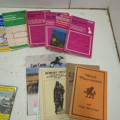 234 - Ordnance Survey Maps and Welsh Books Collection