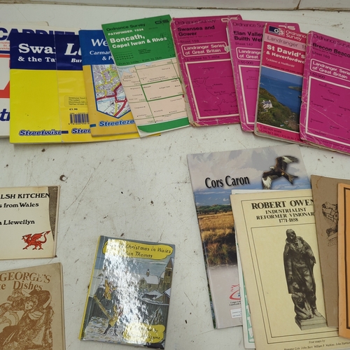 234 - Ordnance Survey Maps and Welsh Books Collection