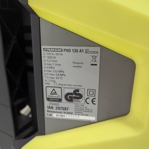 240 - Parkside PHD 135 A1 Pressure Washer