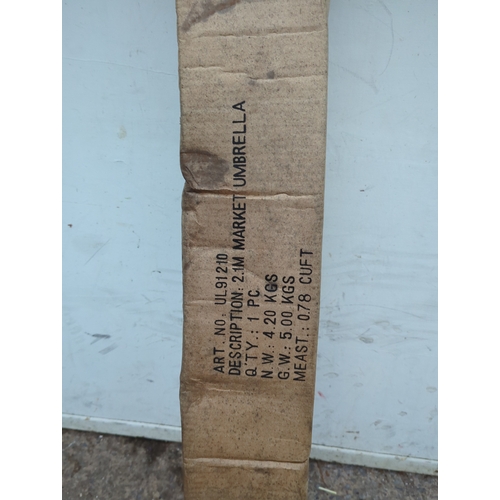 130 - UL91210 2.1m Market Umbrella