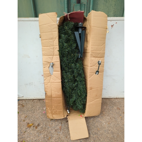 134 - Canadian 8ft Artificial Christmas Tree 269/5530(D)