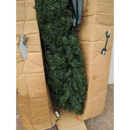 134 - Canadian 8ft Artificial Christmas Tree 269/5530(D)