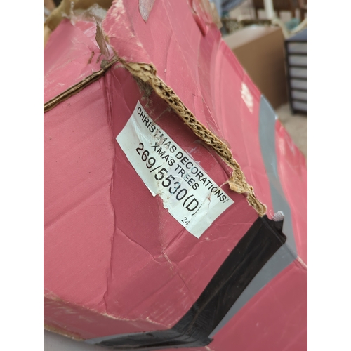 134 - Canadian 8ft Artificial Christmas Tree 269/5530(D)