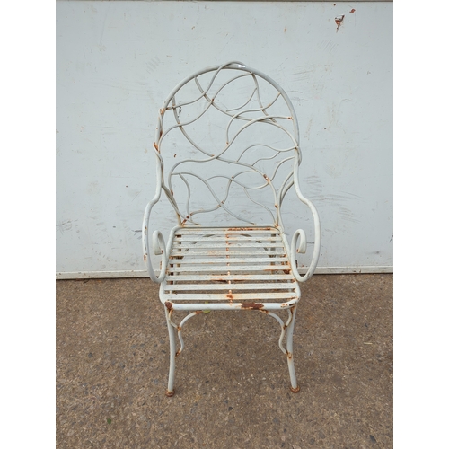 137 - Metal Garden Chair