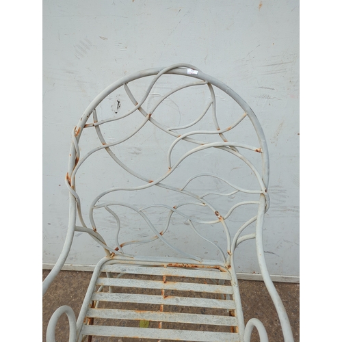 137 - Metal Garden Chair