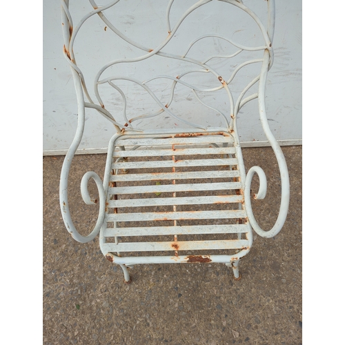 137 - Metal Garden Chair